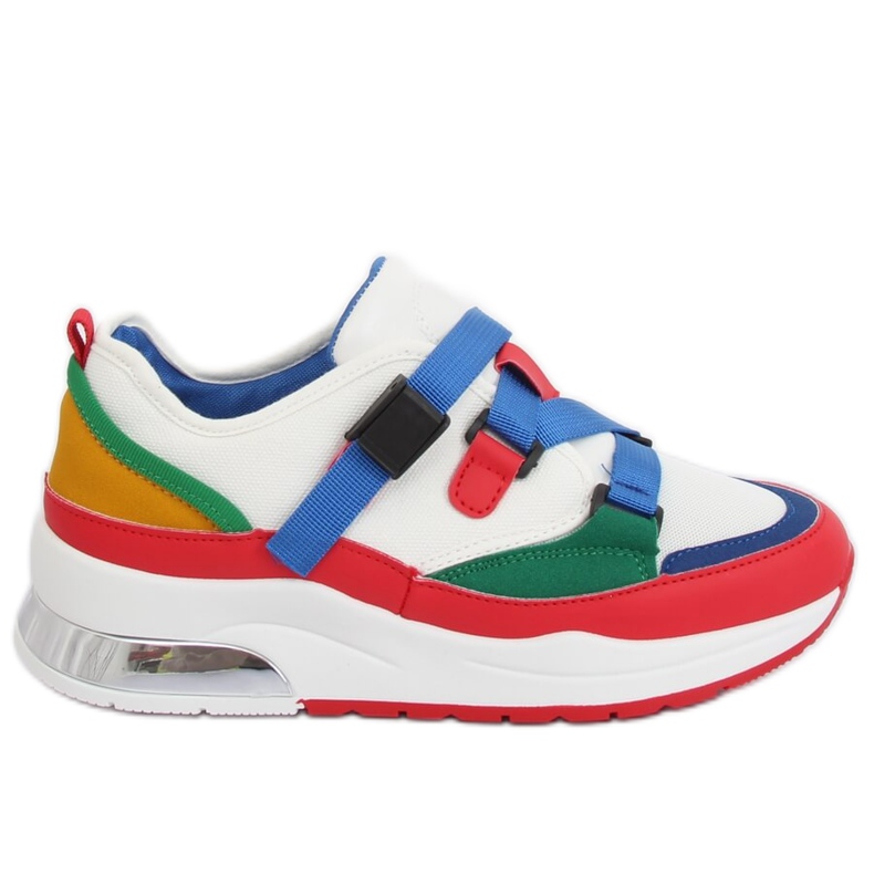 Chaussures de sport colorées 8801 Bleu blanc multicolore