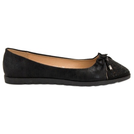 SHELOVET Ballerines décontractées le noir