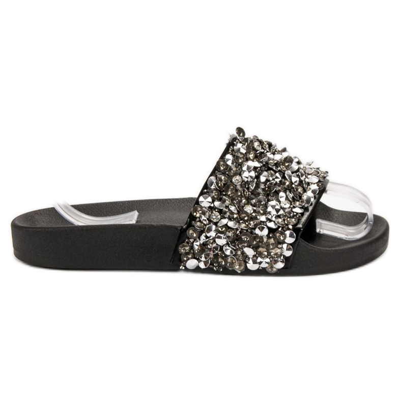 Seastar Pantoufles noires élégantes le noir