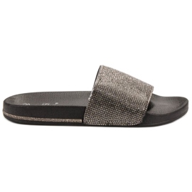 Best Shoes Chaussons Avec Oxyde De Zirconium noir