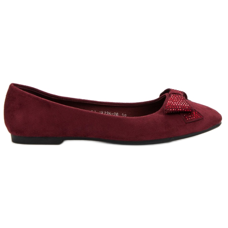 Best Shoes Ballerines marron rouge