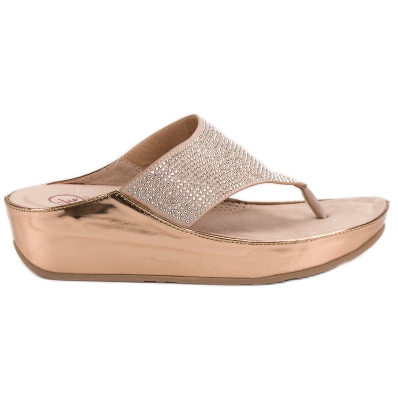 Kylie Sandales compensées jaune multicolore Kylie Sandales compensées jaune multicolore