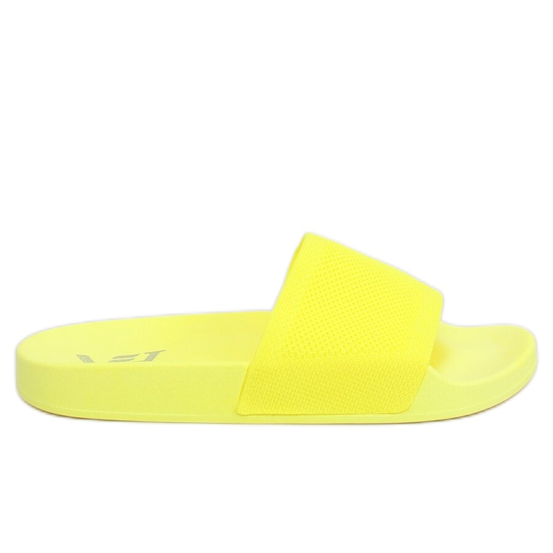 Chaussons de ceinture tricotés jaunes PT-110 Jaune
