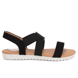 Sandales femme noires X565 Noir le noir