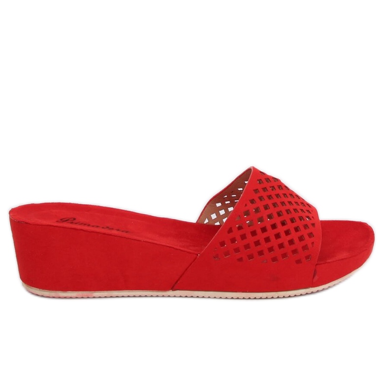 Chaussons ajourés rouges JS-03 Rouge