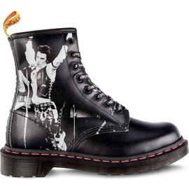 Dr. Martens 1460 Sex Pistols vicieux Black Sex Pistols Revers grain de paille noir
