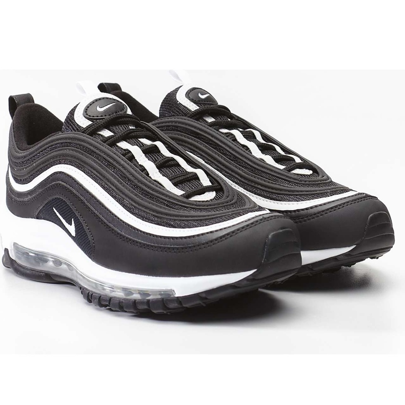 Nike Air Max 97 Gs 009 Noir Blanc Métallisé Argent gris multicolore