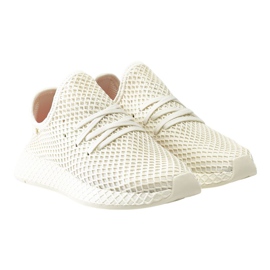 Adidas Deerupt Runner Off White Cloud Red Shock Rouge blanc