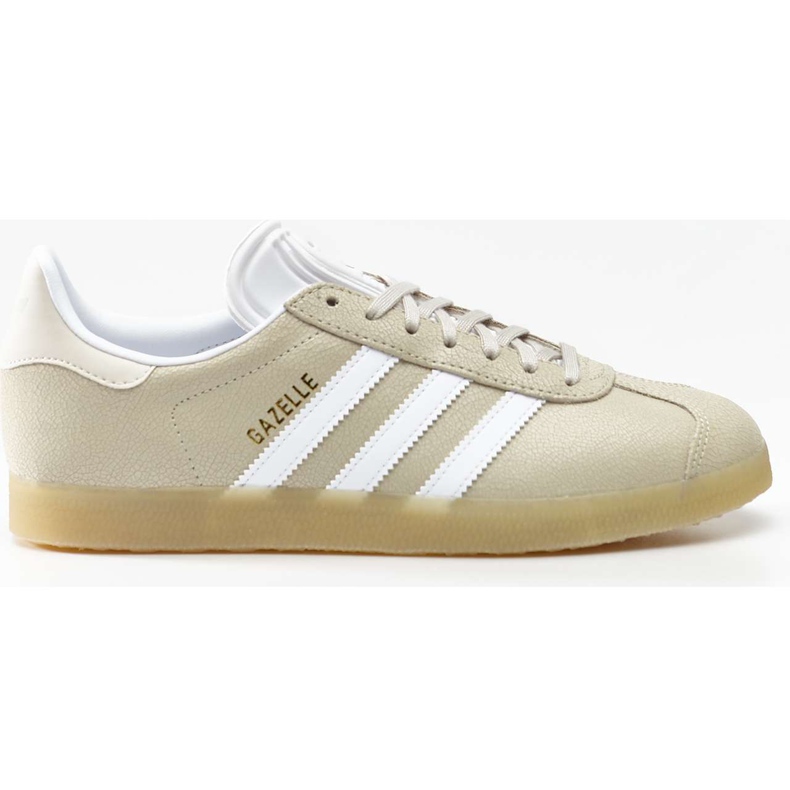 Adidas Gazelle W 063 Marron Clair Chaussures Blanc Teinte Écru brun Adidas Gazelle W 063 Marron Clair Chaussures Blanc Teinte Écru brun