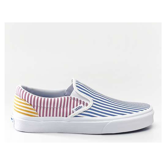 Vans Classique Slip On VM0 Deck Club Mix Stripes multicolore