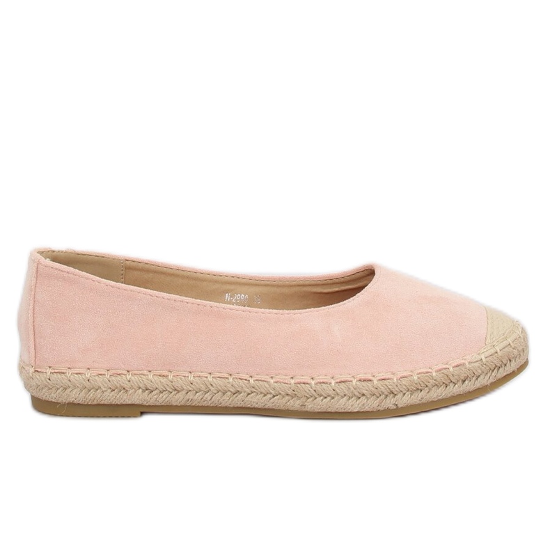 Espadrilles ballerines roses N-2980 Rose