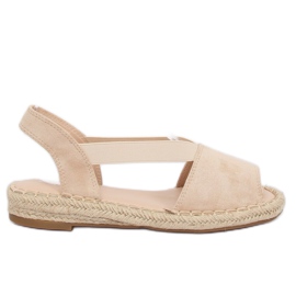 Espadrilles beiges pour femmes SA-2893 Beige