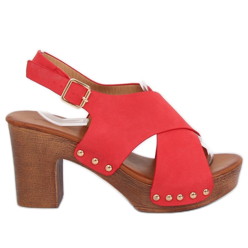 Sandales ala rouge sabots D-131 Rouge