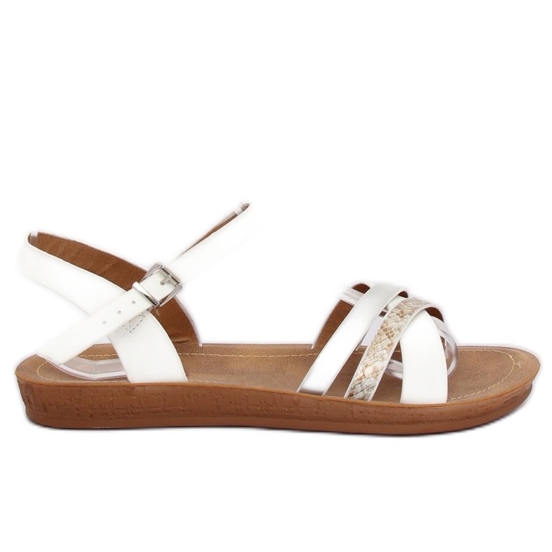 Sandales blanches pour femmes TS-9 Blanc