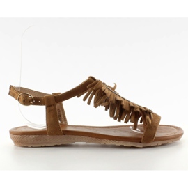 Sandales indiennes k1626301 Camel II-GAT brun