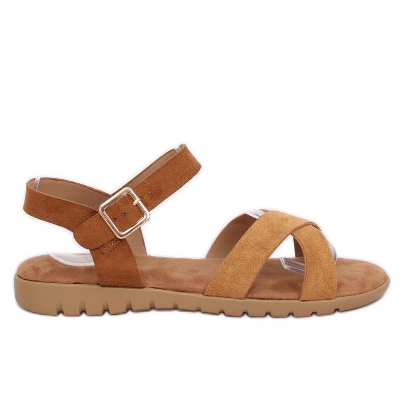 Camel 999 Sandales camel pour femme brun