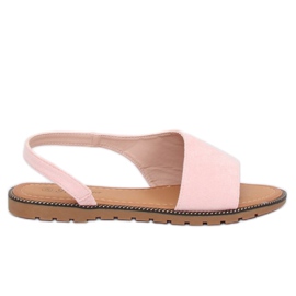 Sandales asymétriques roses pour femmes 982 Rose