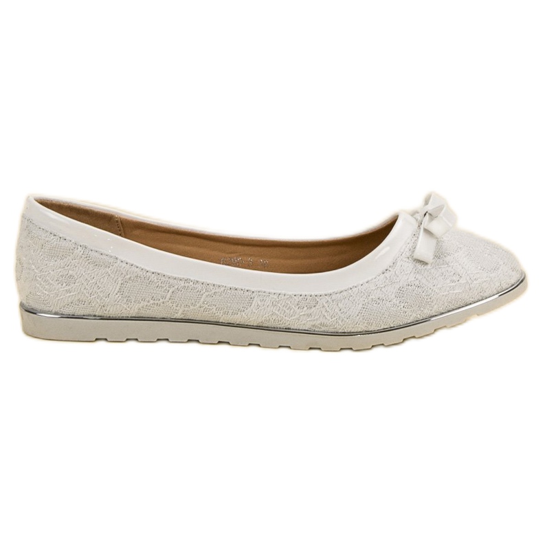 SHELOVET Ballerine Avec Dentelle blanche