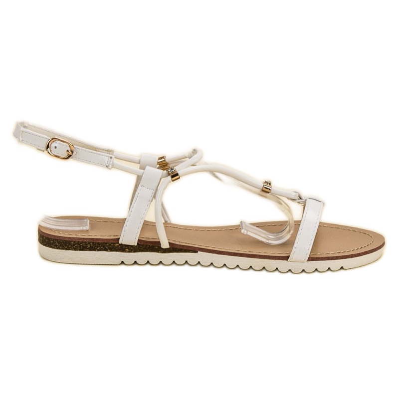 SHELOVET Sandales blanches