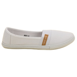 Slipony confortable VICES blanc