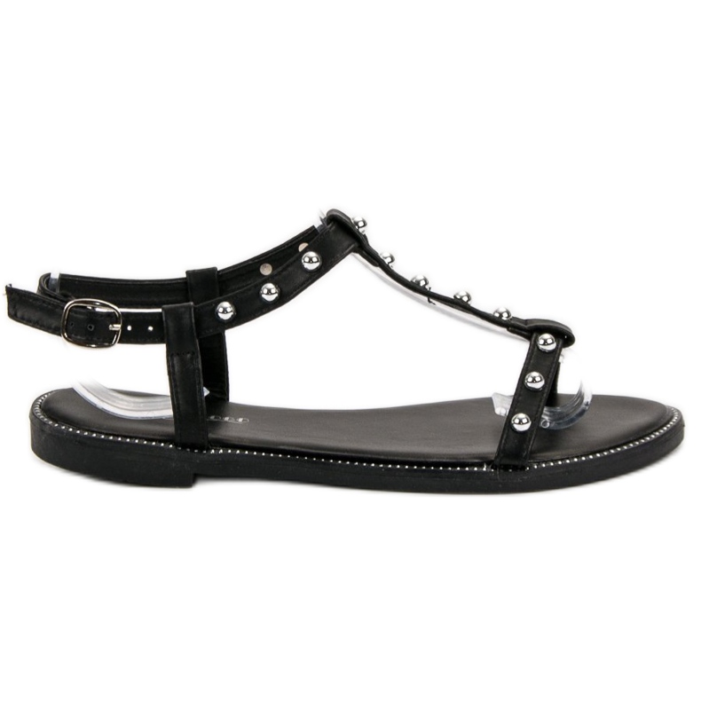 Groto Gogo Sandales Avec Strass le noir Groto Gogo Sandales Avec Strass le noir