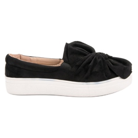 Slipons en daim avec nœud VICES noir