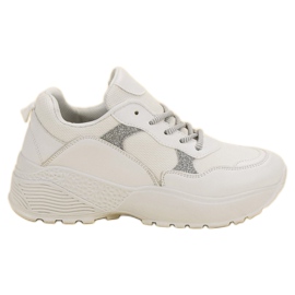 SHELOVET Baskets blanches à la mode