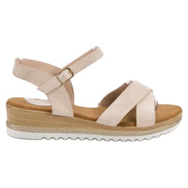 Bello Star Sandales en daim brun