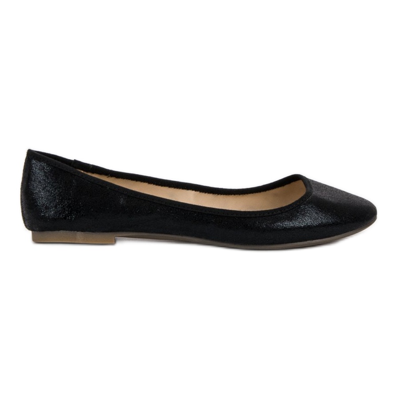 SHELOVET Ballerines noires le noir