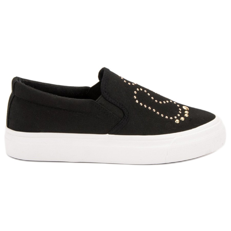 J. Star Slipons Avec Strass le noir