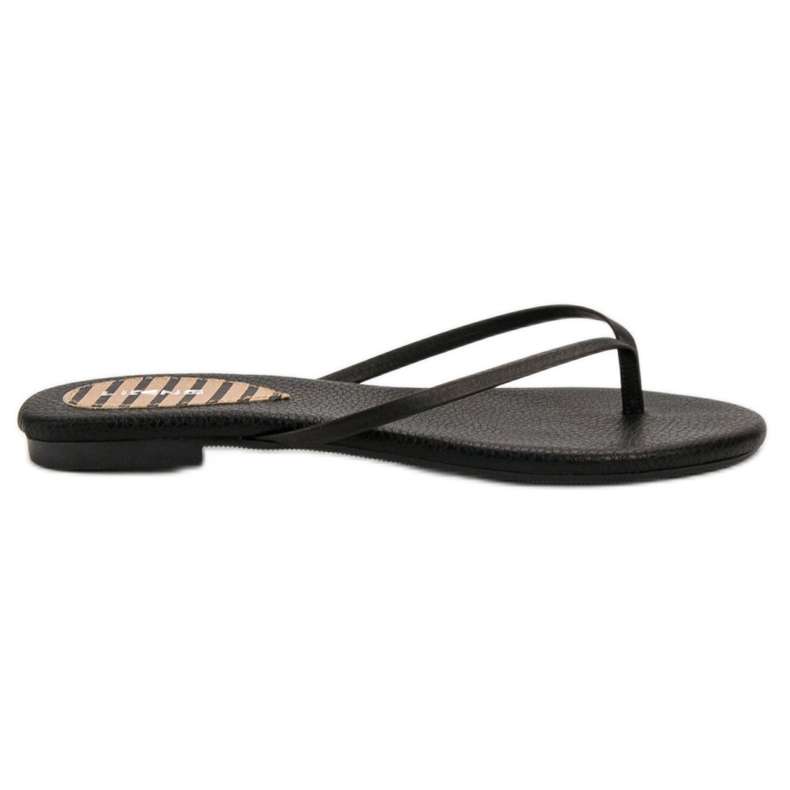 SHELOVET Des tongs classiques le noir