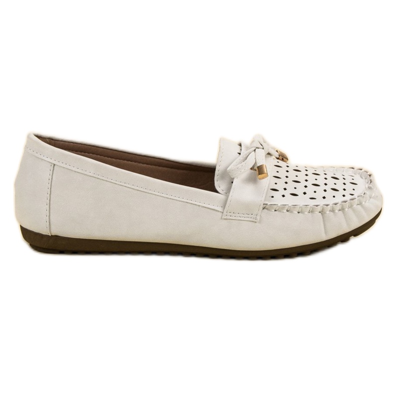 Top Shoes Mocassins blancs ajourés blanche Top Shoes Mocassins blancs ajourés blanche