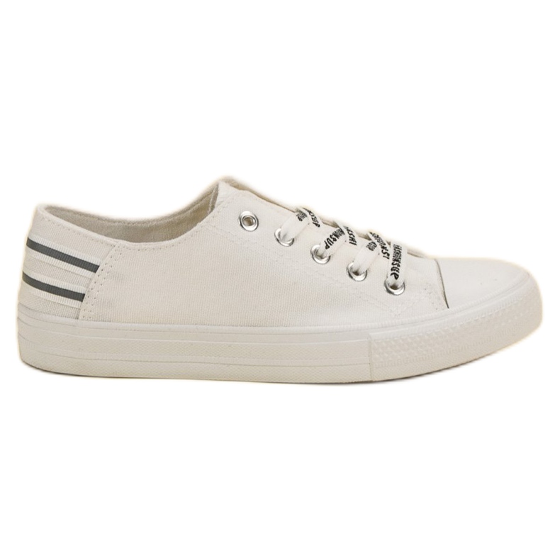 SHELOVET Baskets basses blanche