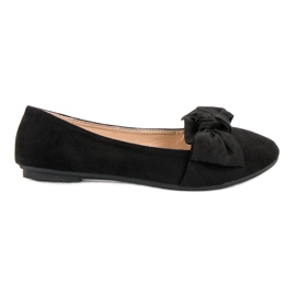 Queen Vivi Ballerines en daim noir