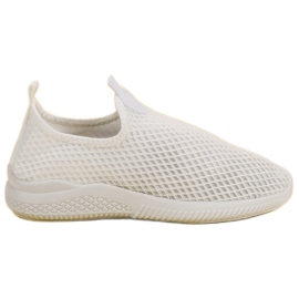 SHELOVET Chaussures de sport à enfiler blanc