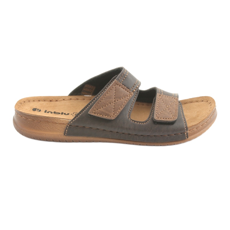 Chaussons homme Inblu TH015 marron brun Chaussons homme Inblu TH015 marron brun