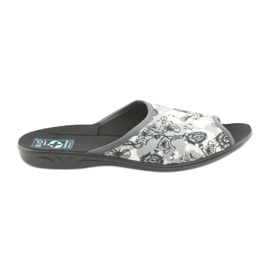 Chaussons femme Adanex 23981 gris le noir écru Chaussons femme Adanex 23981 gris le noir écru