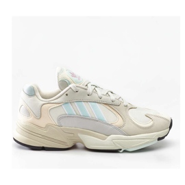Adidas Yung 1 118 Blanc cassé Ice Mint Ecru Teinte blanche violet bleu gris