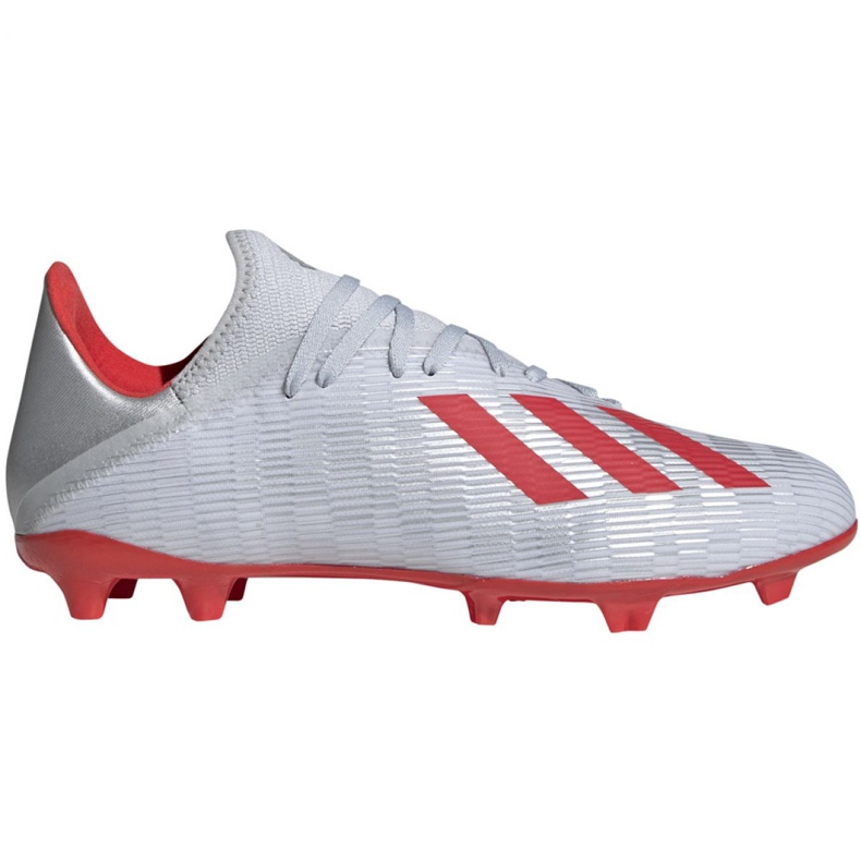 Les chaussures de football adidas X 19.3 Fg M F35382 multicolore argent