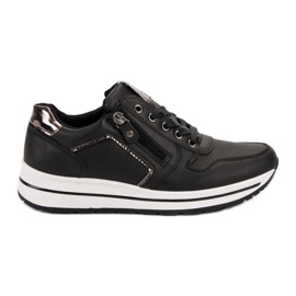 SHELOVET Chaussures de sport noires