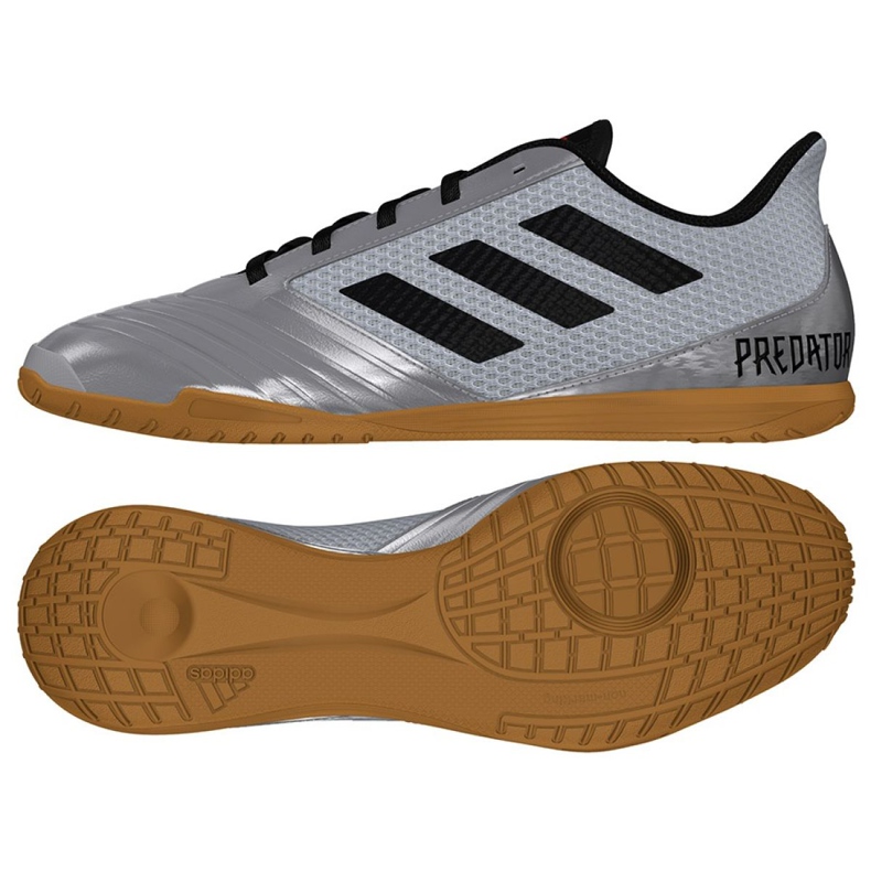 Chaussures d'intérieur adidas Predator 19.4 In M F35630 multicolore gris Chaussures d'intérieur adidas Predator 19.4 In M F35630 multicolore gris