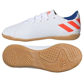 Chaussures indoor adidas Nemeziz Messi 19.4 In Jr F99928 multicolore blanc