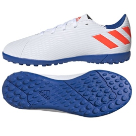 Chaussures de football Adidas Nemeziz Messi 19.4 Tf Jr F99929 multicolore blanc
