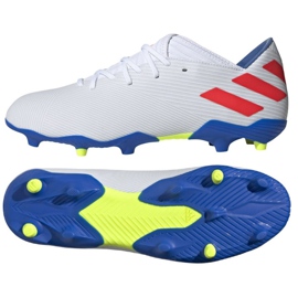 Chaussures de football Adidas Nemeziz Messi 19.3 Fg M F34400 blanc blanc