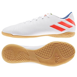 Chaussures d'intérieur adidas Nemeziz Messi 19.4 En M F34550 blanc blanc