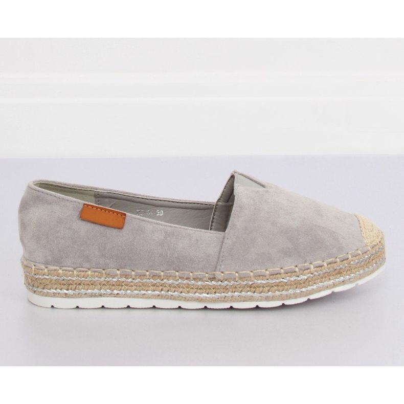 Espadrilles en daim grises RC-61 Gris II-GAT