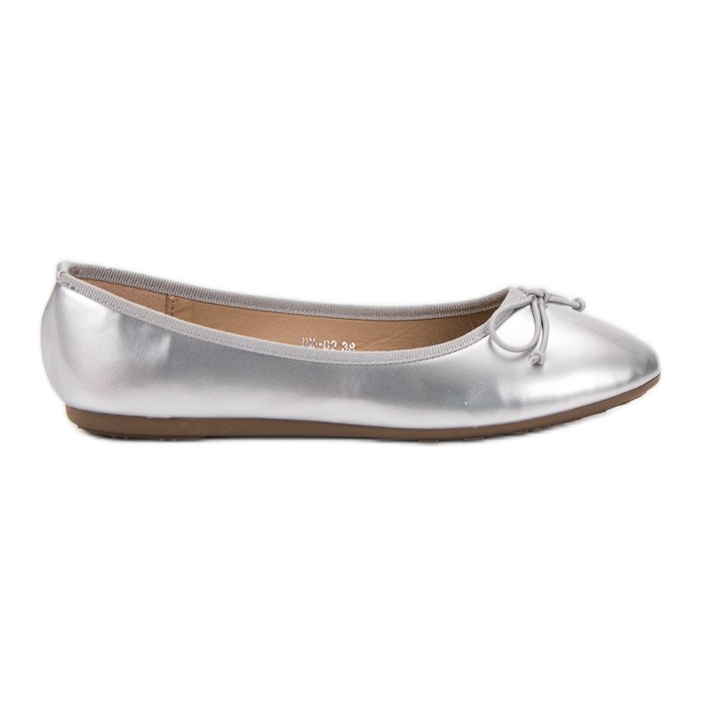 Renda Ballerine Avec Noeud gris