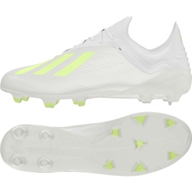 Chaussures de foot Adidas X 18.1 Fg M BB9348 multicolore blanc