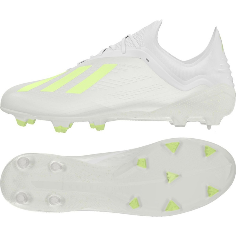 Chaussures de foot Adidas X 18.1 Fg M BB9348 multicolore blanche