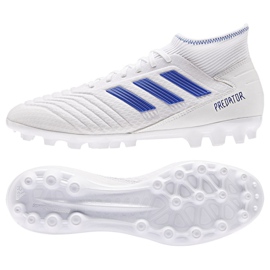 Chaussures de foot Adidas Predator 19.3 Ag M D97943 blanche blanche Chaussures de foot Adidas Predator 19.3 Ag M D97943 blanche blanche